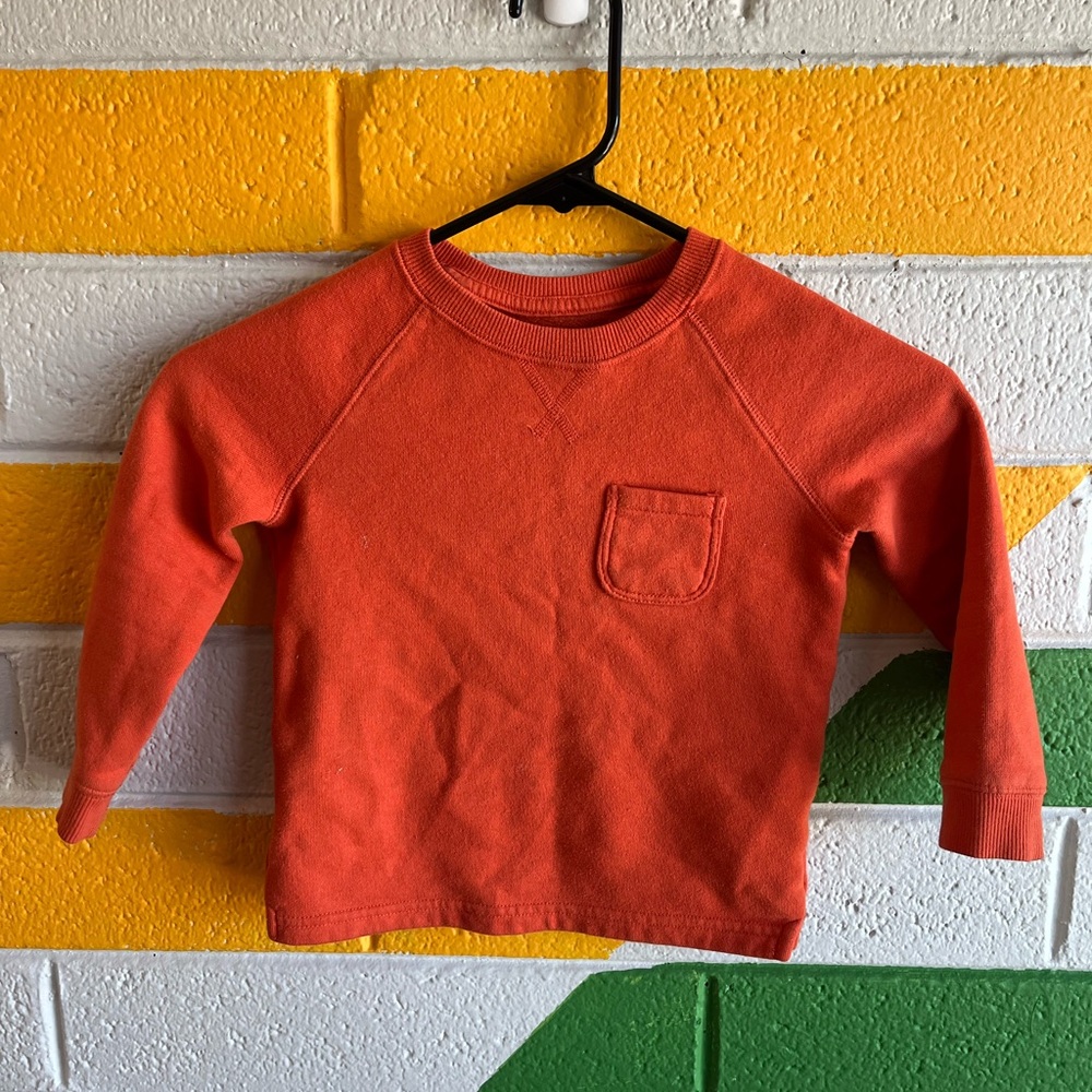Orange Kids Long Sleeve and Pants Set
